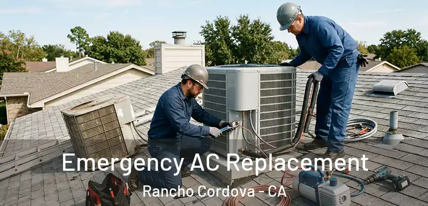  Emergency AC Replacement Rancho Cordova - CA